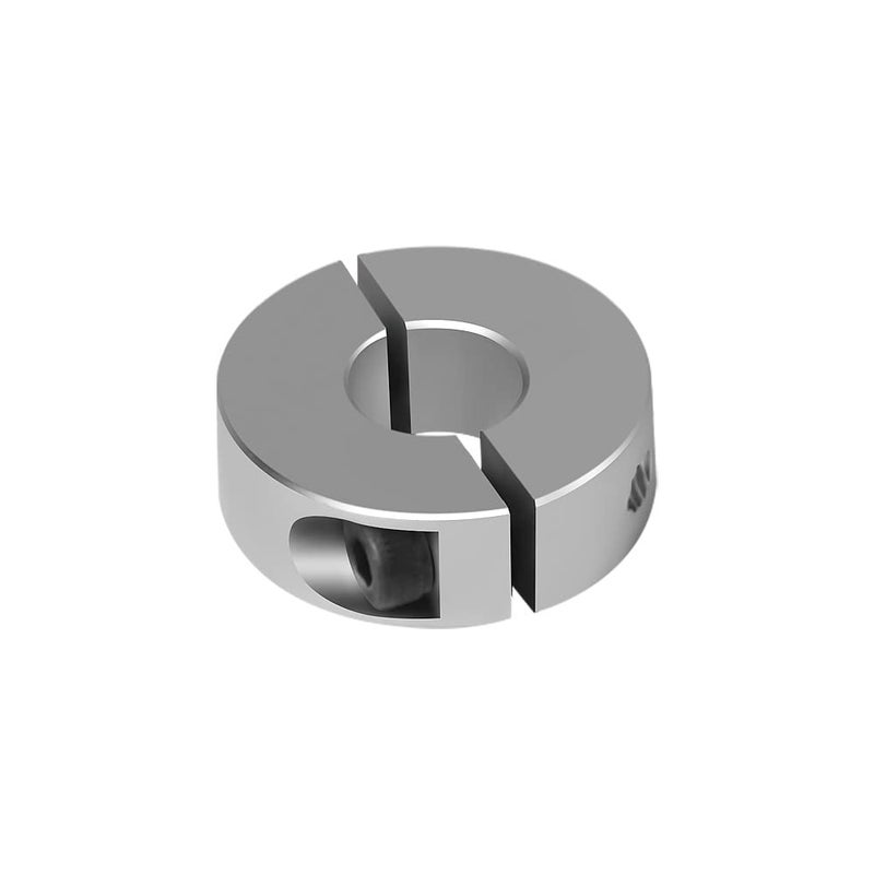 Sinoblu Store 4pcs 14mm Bore Double Split Shaft Collar - Two-Piece Set Screw Style Aluminum Clamp, 35mm OD, 12mm Thickness with M5 Set Screw - Image 4